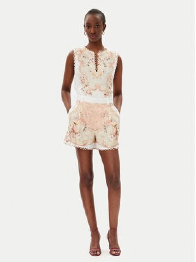 TWINSET Bluzka 251TT2442 Beżowy Regular Fit