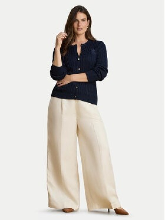 LAUREN RALPH LAUREN Kardigan 200P14040002 Granatowy Regular Fit