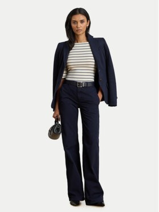 LAUREN RALPH LAUREN Bluzka 200P03723002 Beżowy Slim Fit