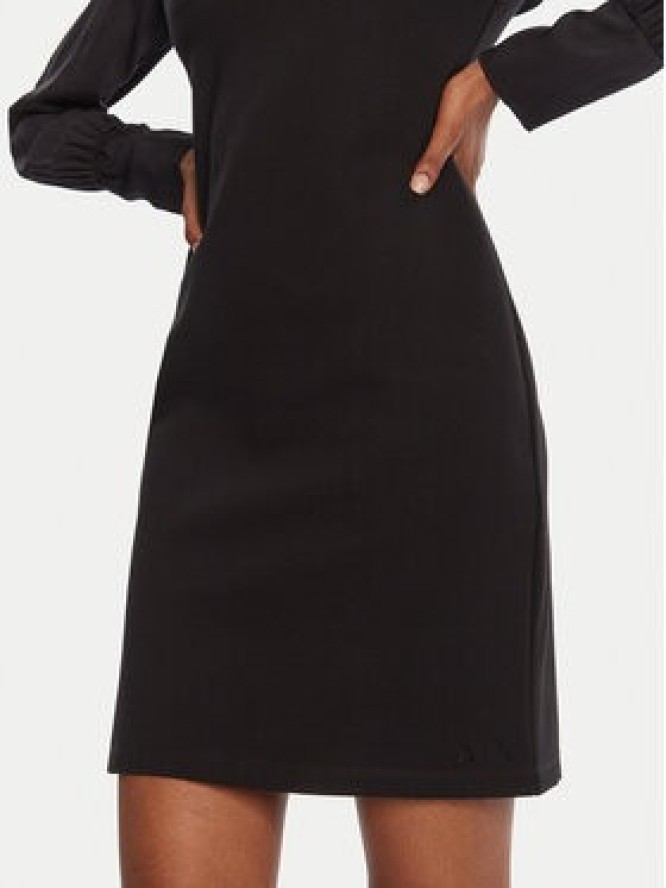 Armani Exchange Sukienka dzianinowa XW000756 AF16136 UC001 Czarny Slim Fit