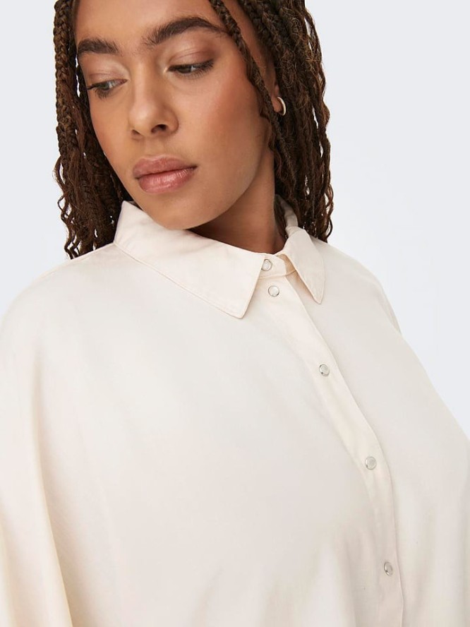 ONLY Carmakoma Bluzka "Grace" w kolorze kremowym rozmiar: 46