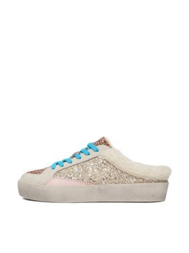 Eva Minge Klapki NARI-25/502 Złoty