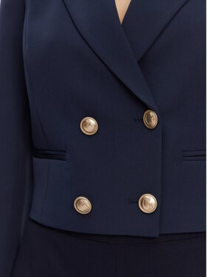 Guess Marynarka W5GN67 WH9Y2 Granatowy Regular Fit