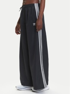 adidas Spodnie dresowe adicolor Firebird JD3390 Czarny Loose Fit