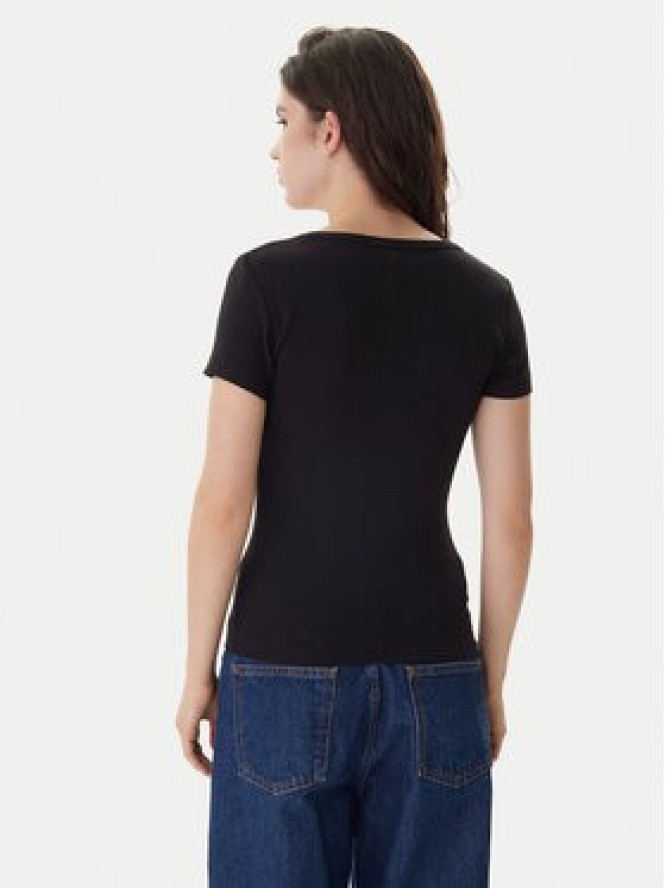 Tommy Jeans T-Shirt Essential DW0DW17385 Czarny Slim Fit