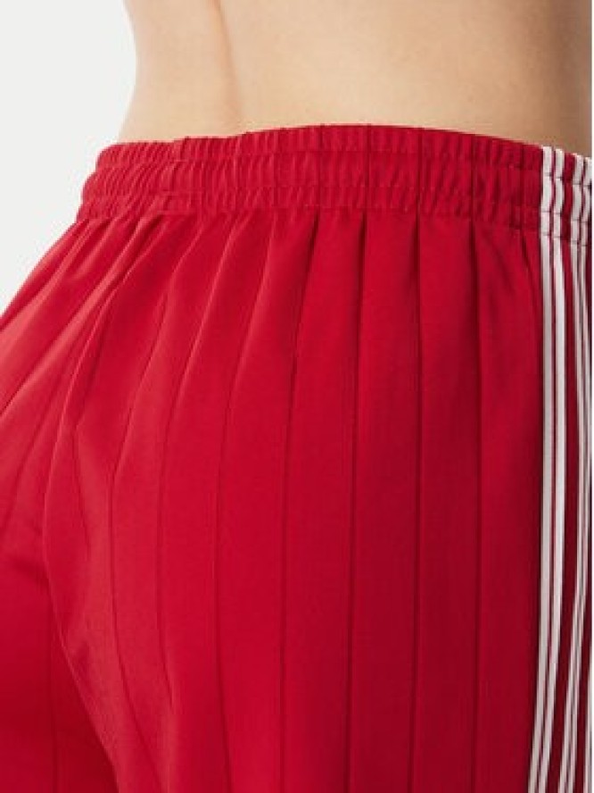 adidas Spodnie dresowe Pinstripe Firebird Loose Trackpant KS9977 Czerwony Wide Leg