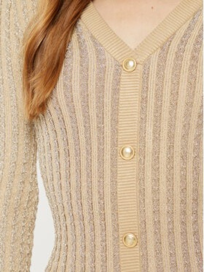 Guess Sukienka dzianinowa W5RK09 Z3KT0 Beżowy Bodycon Fit