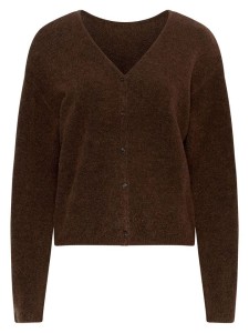 MOSS COPENHAGEN Kardigan "Milania" w kolorze ciemnobrązowym rozmiar: M/L