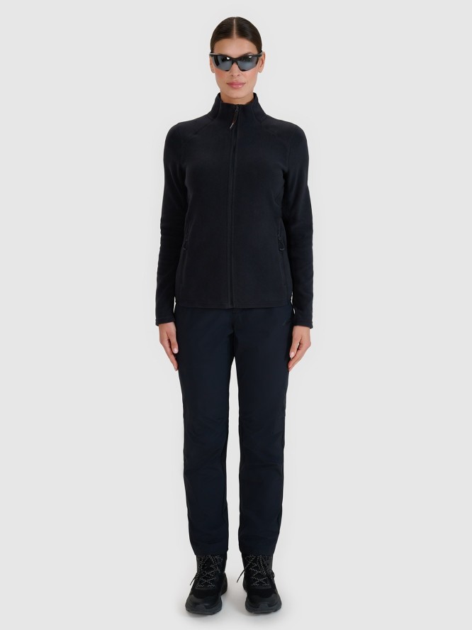 4F Polar ze stójką trekkingowy damski - czarny S