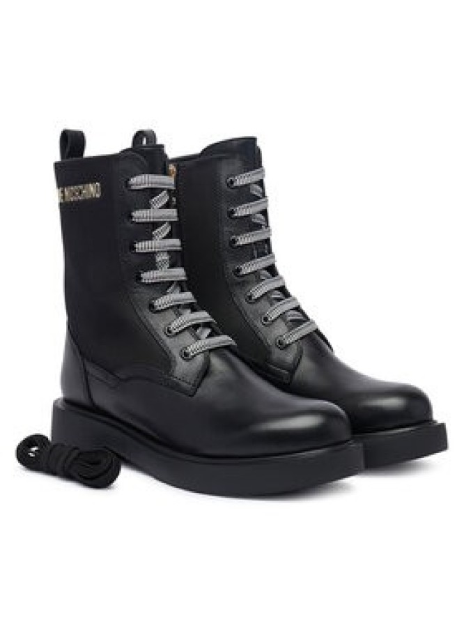 LOVE MOSCHINO Trzewiki JA24074G1PIO100A Czarny