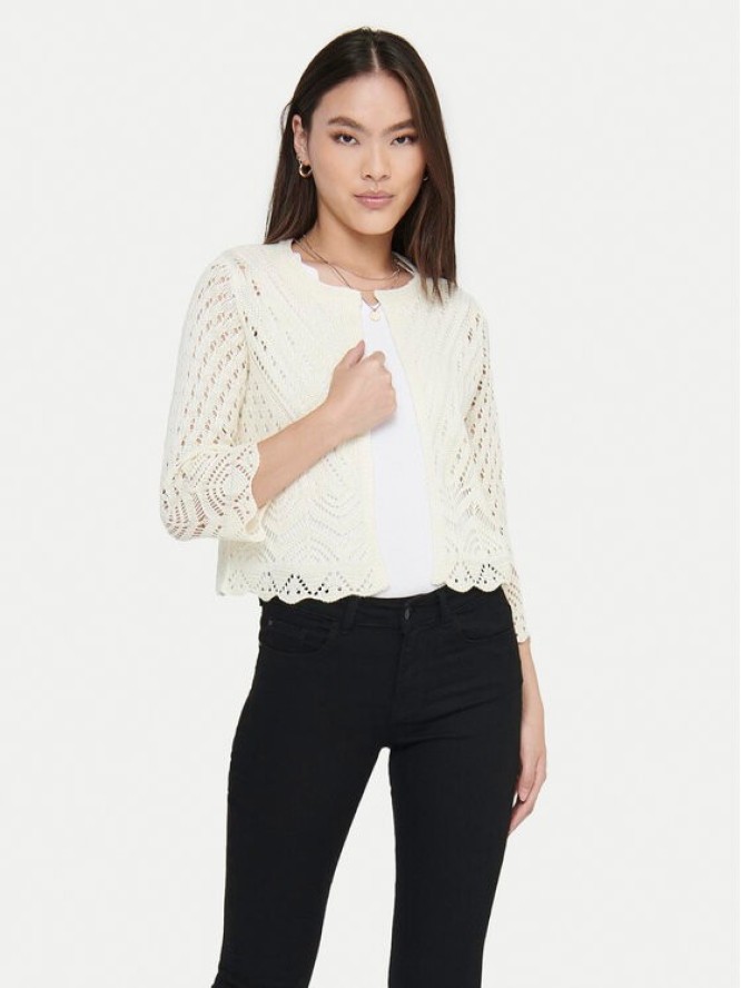 JDY Kardigan Sun 15184486 Écru Regular Fit