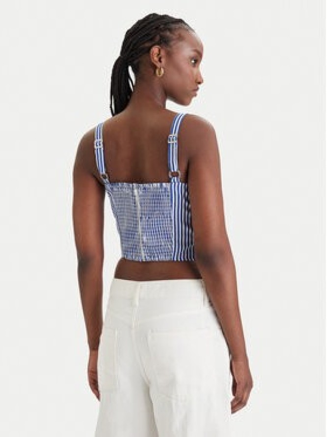 Guess Top W6GH38 W1848 Niebieski Regular Fit