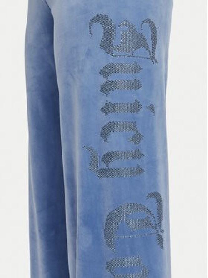 Juicy Couture Spodnie dresowe Old Gothic JCWBJ226334 Niebieski Regular Fit