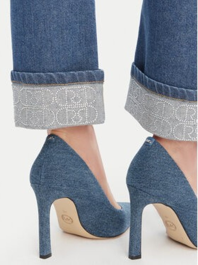 Rinascimento Jeansy CFC0127857003 Niebieski Straight Leg