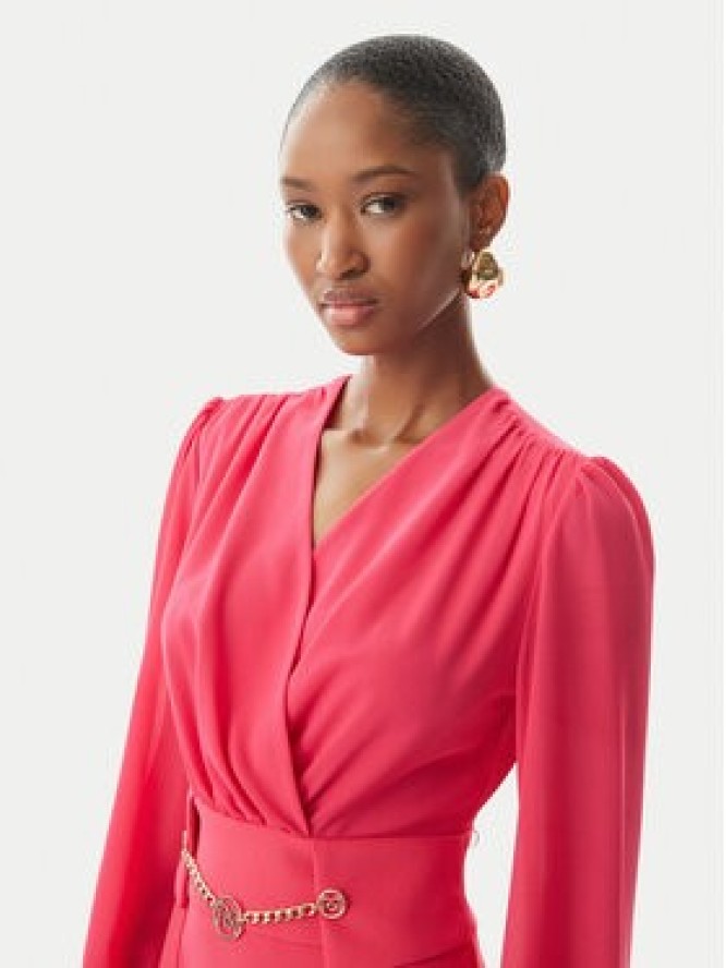 Rinascimento Sukienka koktajlowa CFC0123289003 Różowy Regular Fit