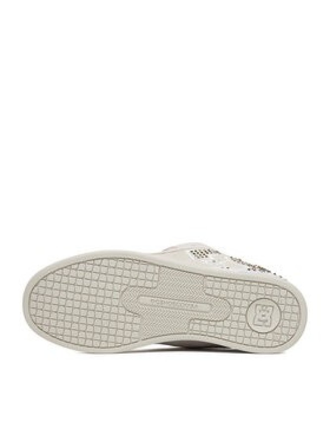 DC Shoes Sneakersy EO-COURT GRAFFIK SE DC01666102 Écru