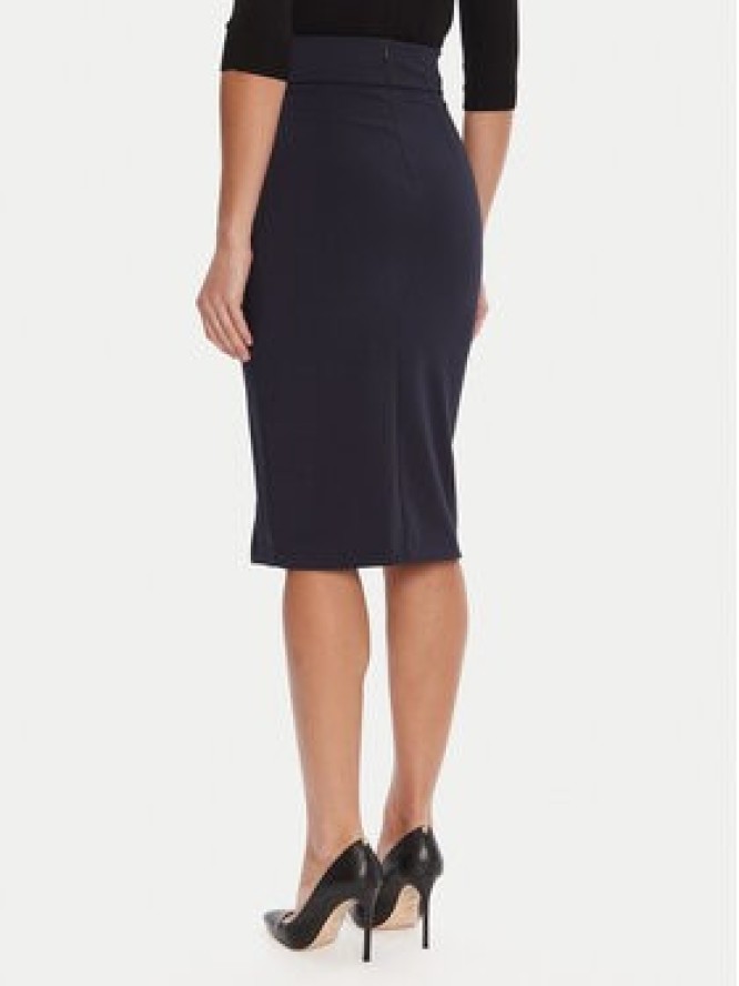 Rinascimento Spódnica ołówkowa CFC0126167003 Granatowy Slim Fit