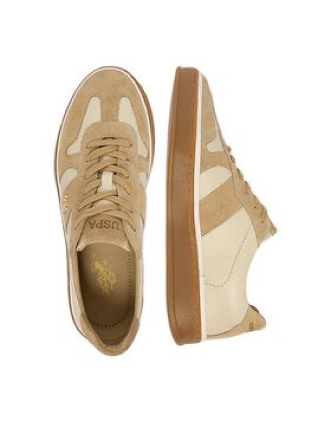U.S. Polo Assn. Sneakersy EO-HAIRY001W/6LS1 Écru