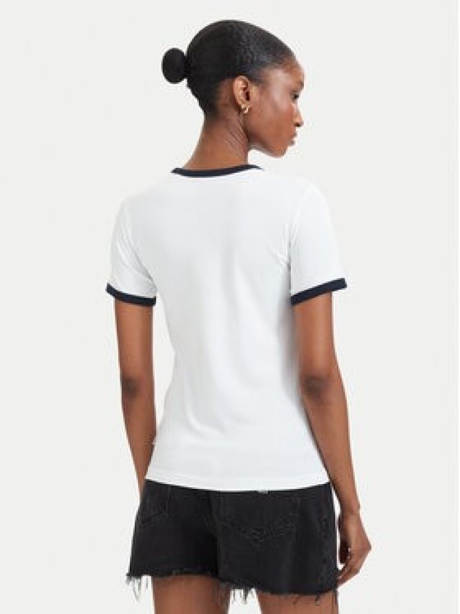 Guess Jeans T-Shirt W6YI16 K3995 Biały Slim Fit