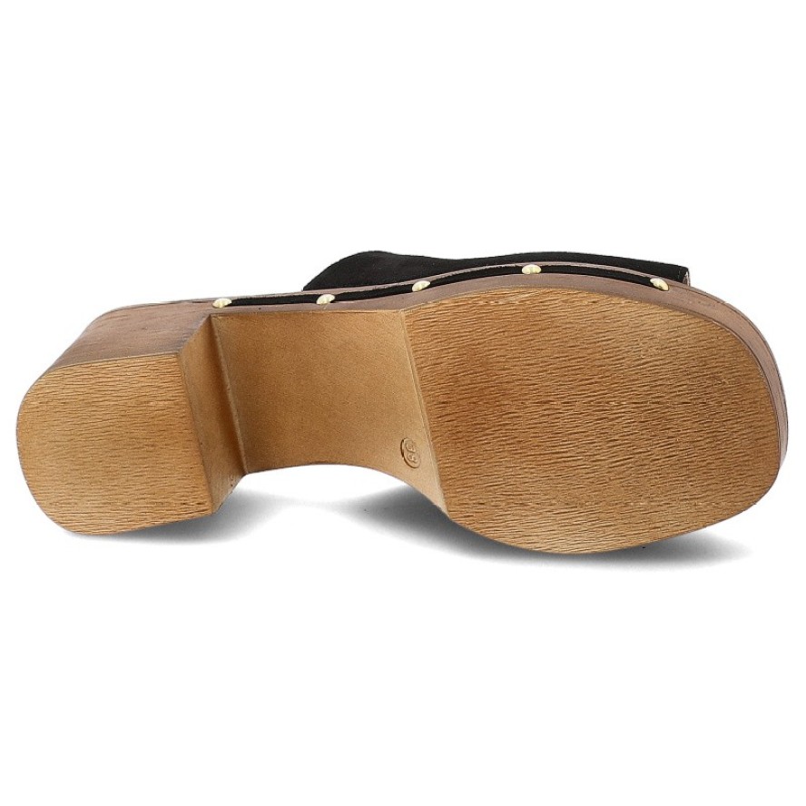 Czarne Klapki Simen Modne Obuwie Damskie W Stylu Boho