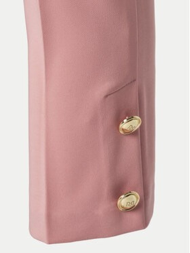 Rinascimento Spodnie materiałowe CFC0122858003 Różowy Regular Fit