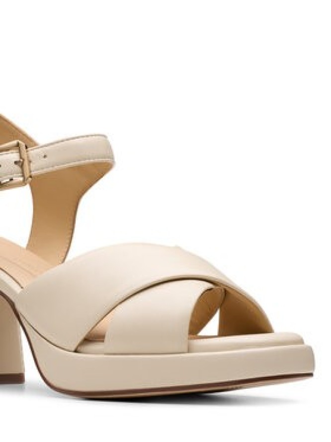 Clarks Sandały Ritzy75 Rae 26181304 Écru