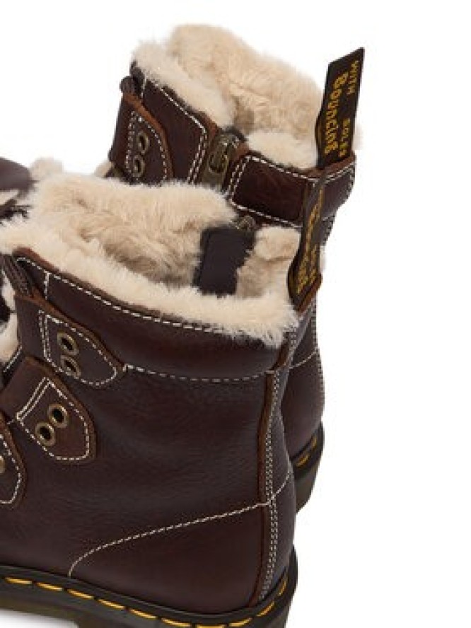 Dr. Martens Trzewiki 1460 Lace To Toe Fur Lined DM41417200 Brązowy