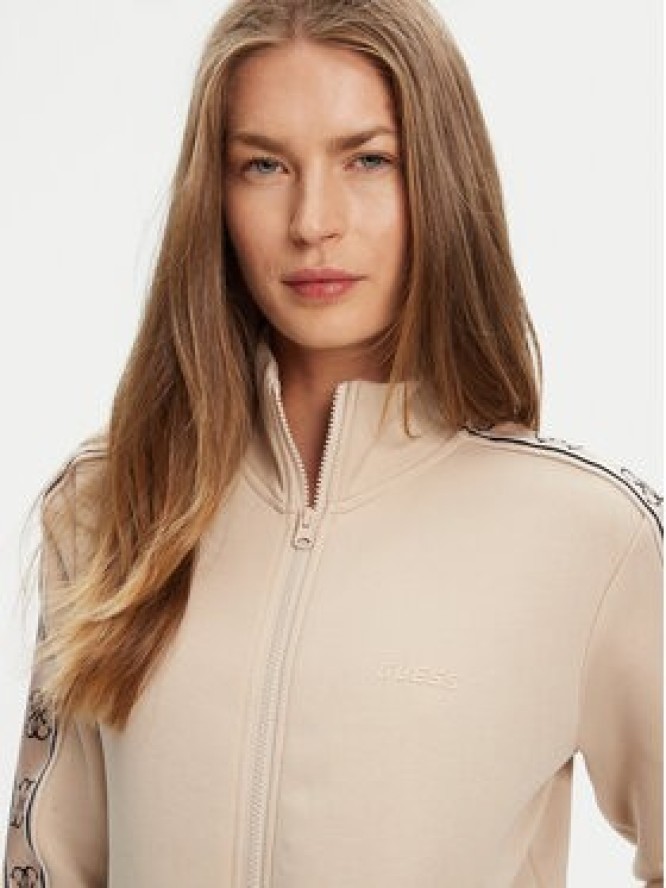 Guess Bluza V2YQ16 KB3P2 Beżowy Regular Fit