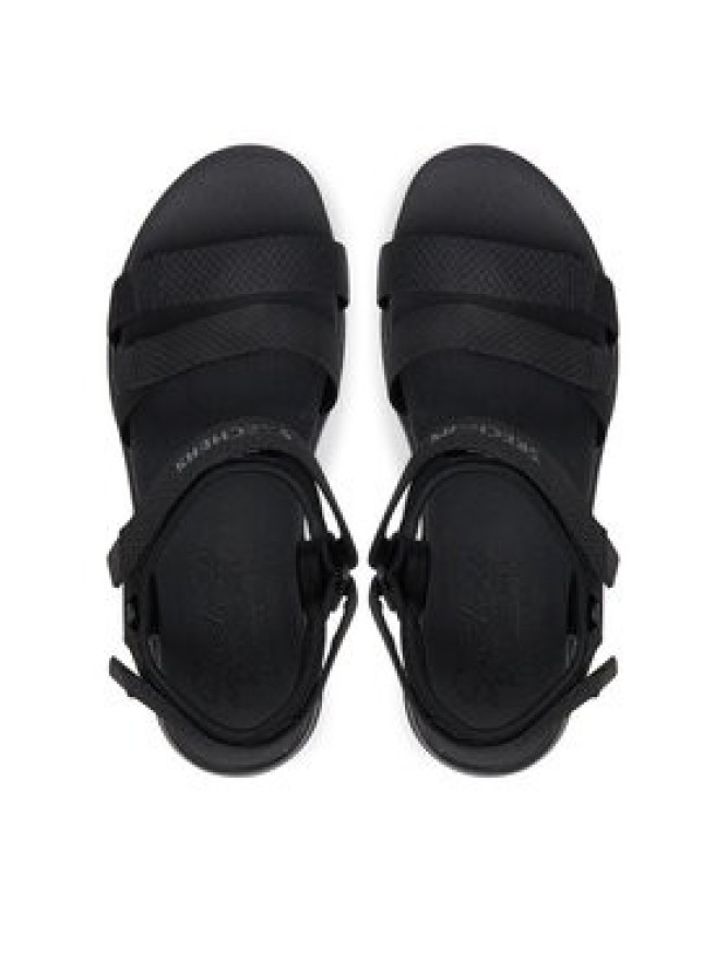 Skechers Sandały D'Lux Walker-Going-Out Vibes 119828/BBK Czarny