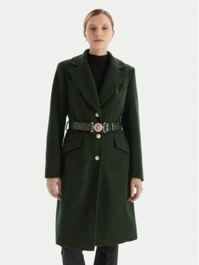 Guess Płaszcz przejściowy W5BL25 W2672 Zielony Regular Fit