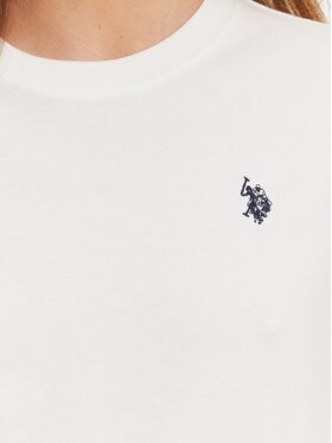 U.S. Polo Assn. Bluzka WUP0785 Biały Regular Fit