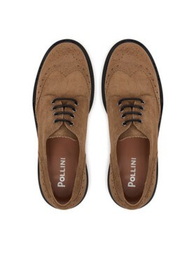 Pollini Oxfordy SA10273G1NTF0135 Brązowy