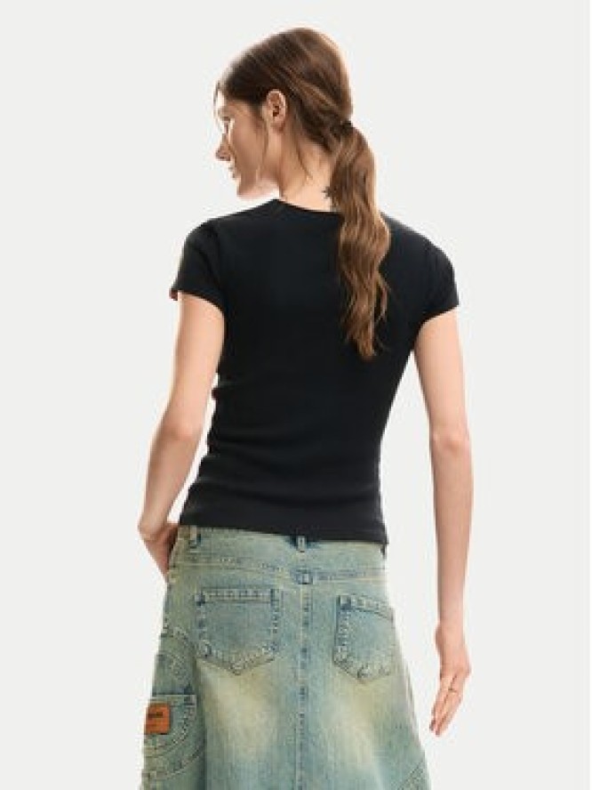 Desigual T-Shirt Dublin 26SWTK05 Czarny Regular Fit