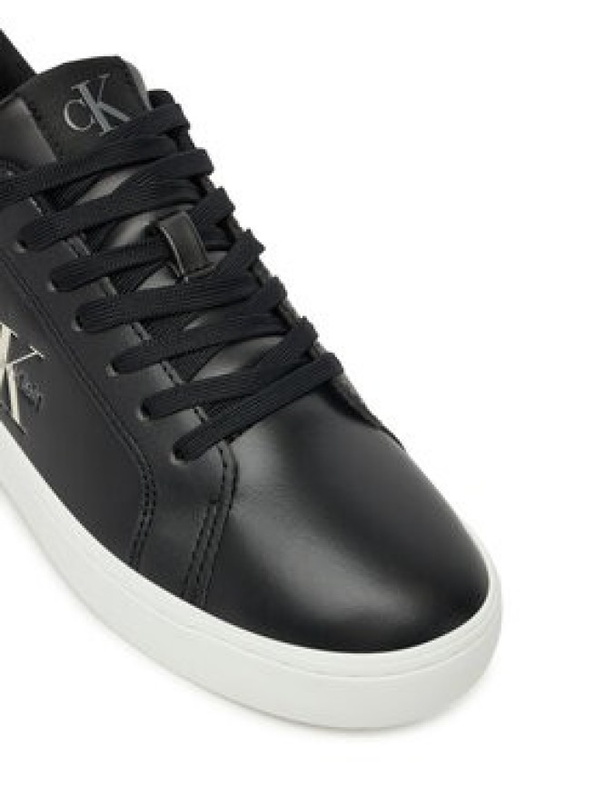Calvin Klein Jeans Sneakersy Classic Cupsole Mono Lth Wn YW0YW01902 Czarny