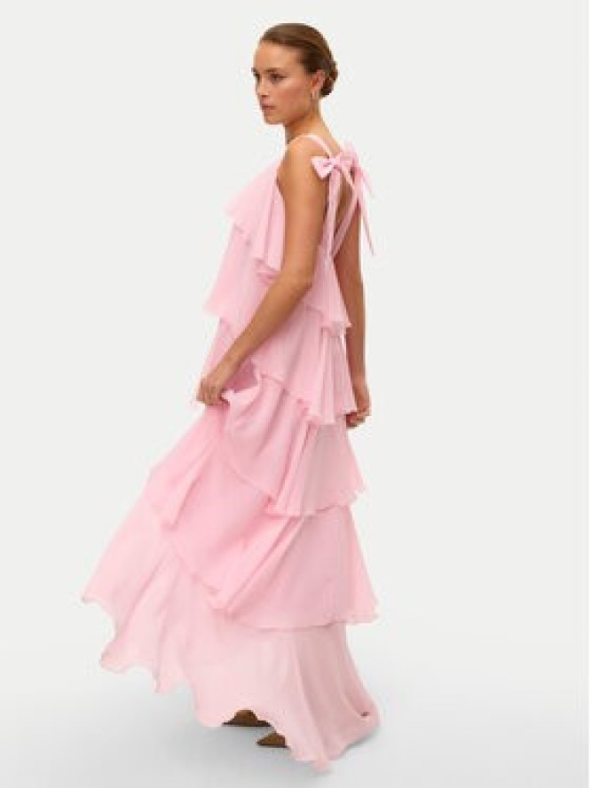 Vero Moda Sukienka wieczorowa Felicia 10331377 Różowy Regular Fit
