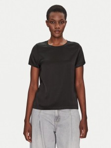 ViCOLO Bluzka TD0007 Czarny Relaxed Fit
