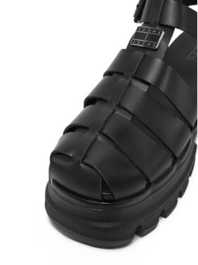 Tommy Jeans Sandały EN0EN02751 Czarny