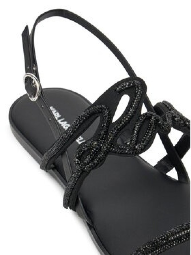 KARL LAGERFELD Sandały Olympia KL87425 Czarny