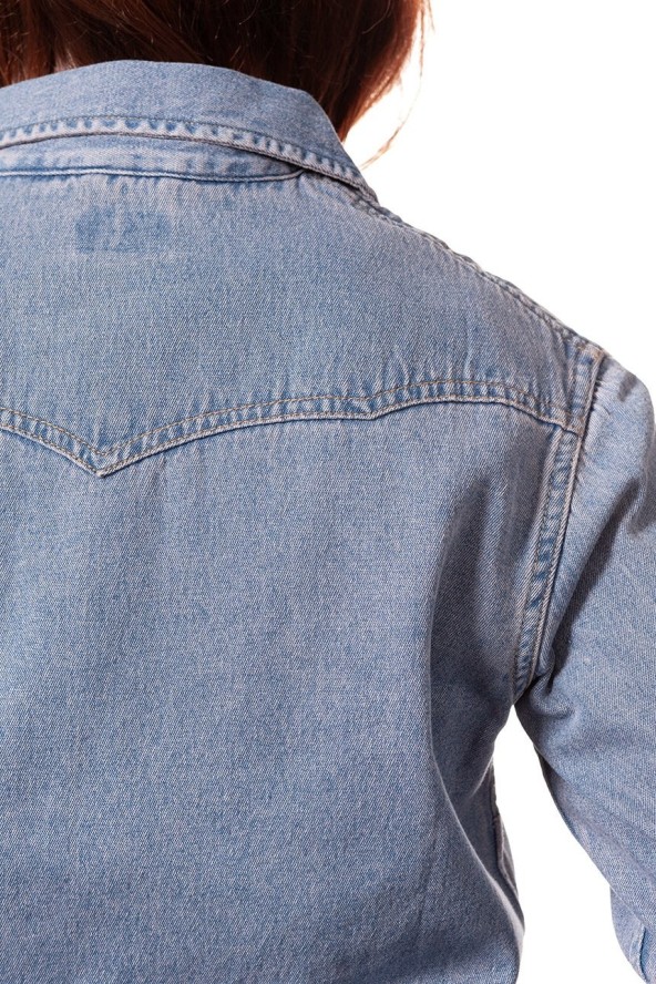 DAMSKA KURTKA JEANSOWA WRANGLER SHACKET PINK TINT W5254LWYX 112129396