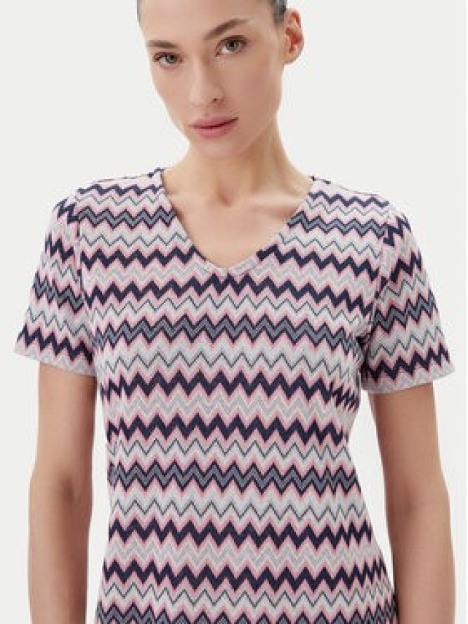 Olsen Sukienka dzianinowa 13002002 Kolorowy Regular Fit