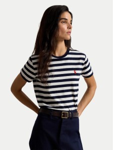 Polo Ralph Lauren T-Shirt 211B17779003 Granatowy Regular Fit
