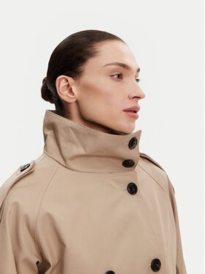 Tommy Hilfiger Trencz WW0WW43933 Beżowy Regular Fit