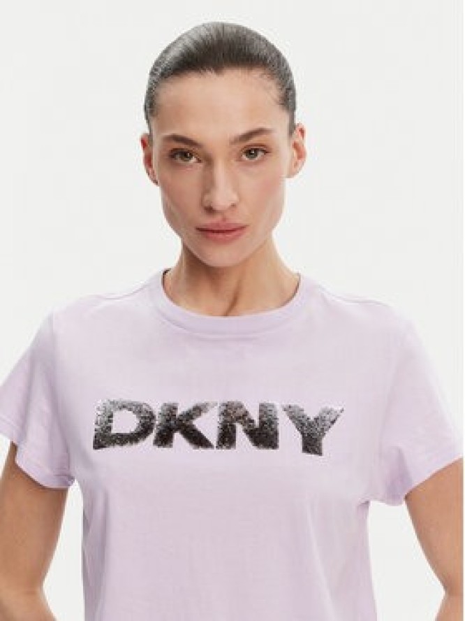 DKNY Sport T-Shirt DP4T1035 Fioletowy Regular Fit