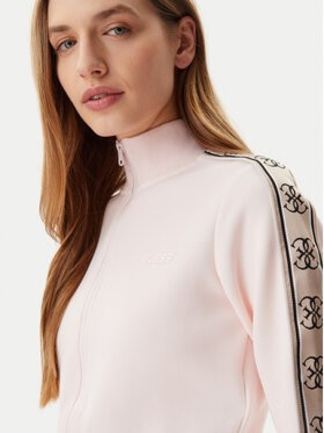 Guess Bluza V3RQ12 KB3P2 Różowy Regular Fit