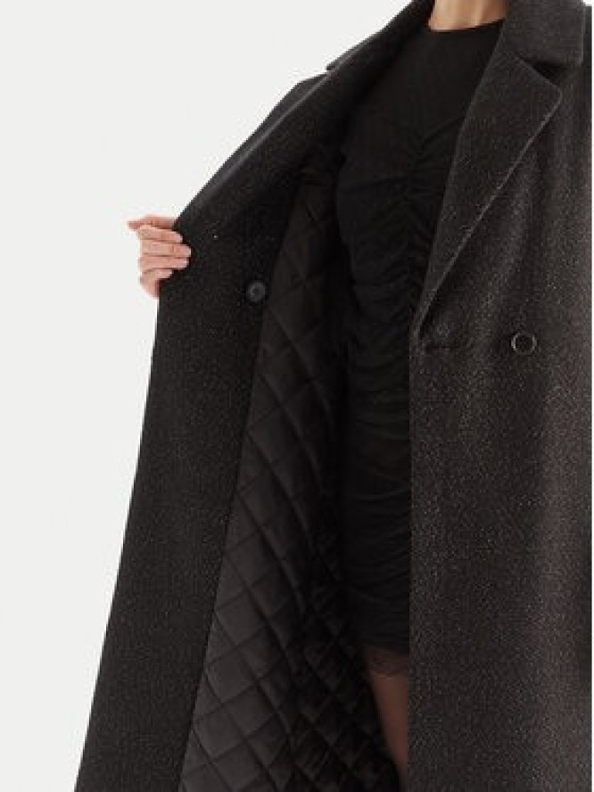 TWINSET Płaszcz zimowy 252TT2040 Czarny Regular Fit