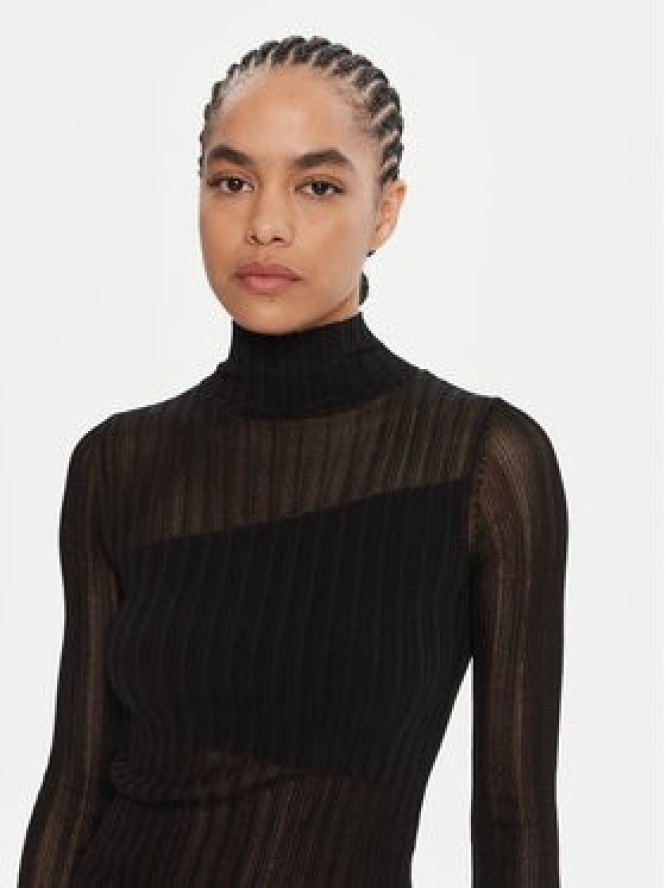 HUGO Sweter Siclamino 50542650 Czarny Slim Fit