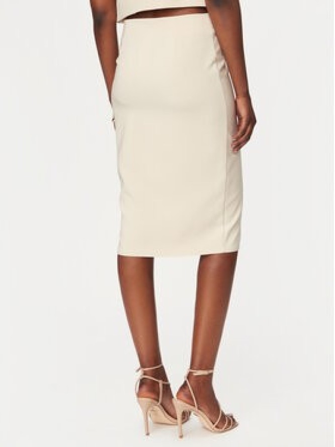 Rinascimento Spódnica ołówkowa CFC0127985003 Beżowy Slim Fit