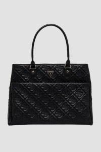 GUESS Czarna damska podróżna torebka Adelasia