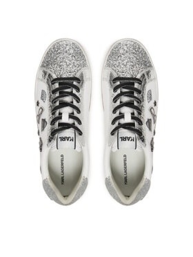 KARL LAGERFELD Sneakersy KL60118E Biały