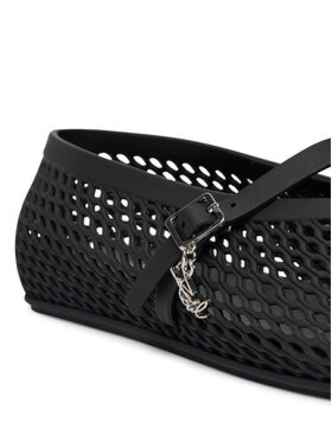 KARL LAGERFELD Baleriny Jelly Ballet KL80035 Czarny